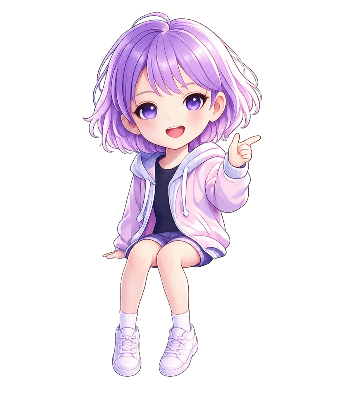 Mira seated smiling